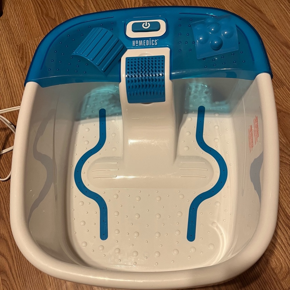 Homedics Bubble Bliss Deluxe Foot Spa with Massaging Bubbles